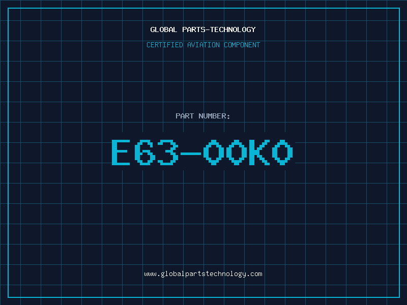 Aviation Part E63-00K0