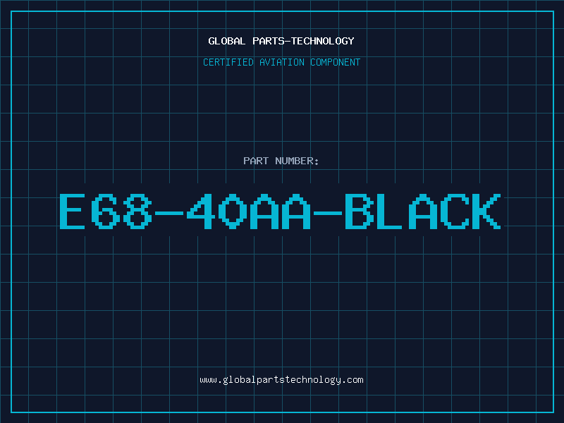 Aviation Part E68-40AA-BLACK