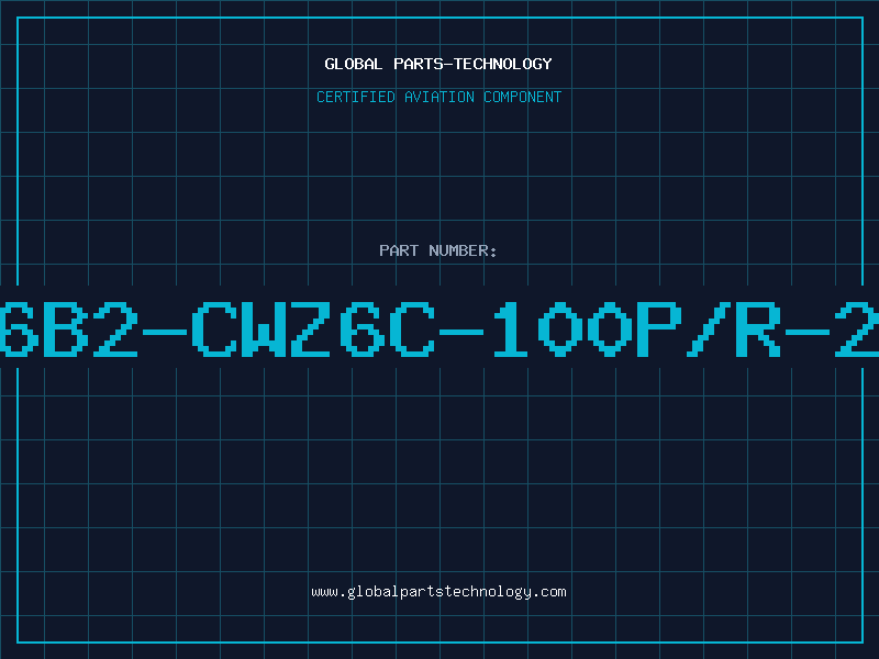 Aviation Part E6B2-CWZ6C-100P/R-2M