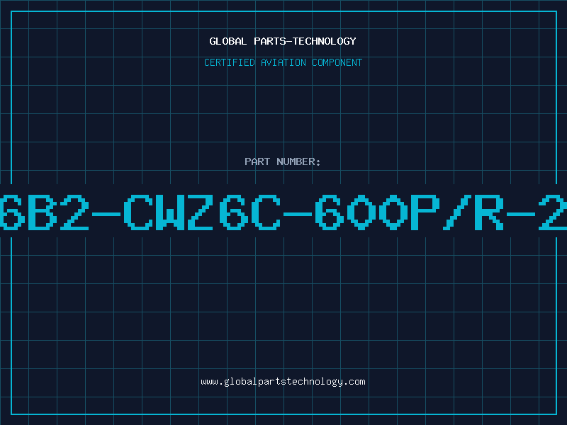 Aviation Part E6B2-CWZ6C-600P/R-2M