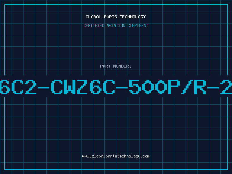 Aviation Part E6C2-CWZ6C-500P/R-2M