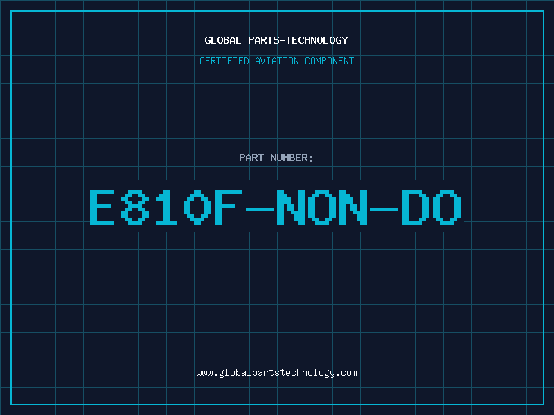 Aviation Part E810F-NON-DO