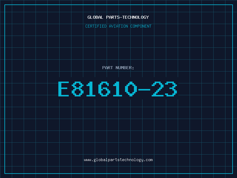 Aviation Part E81610-23