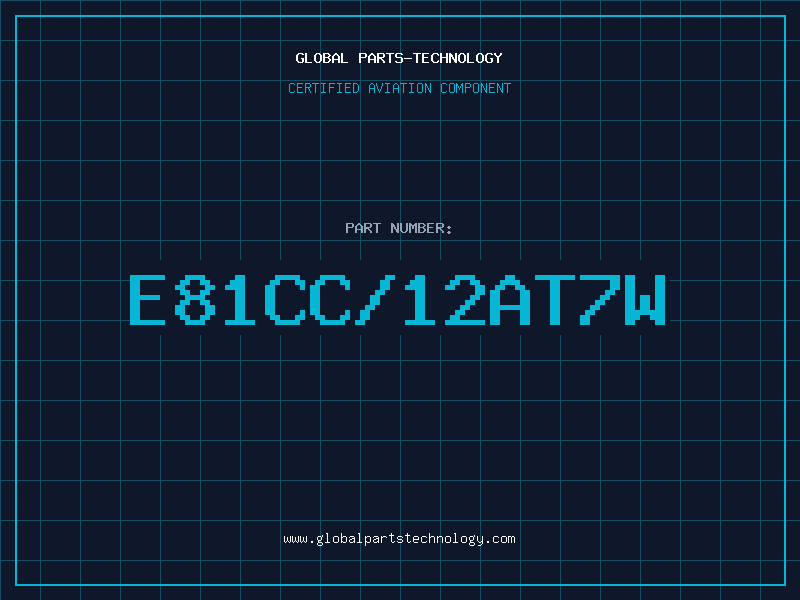 Aviation Part E81CC/12AT7W