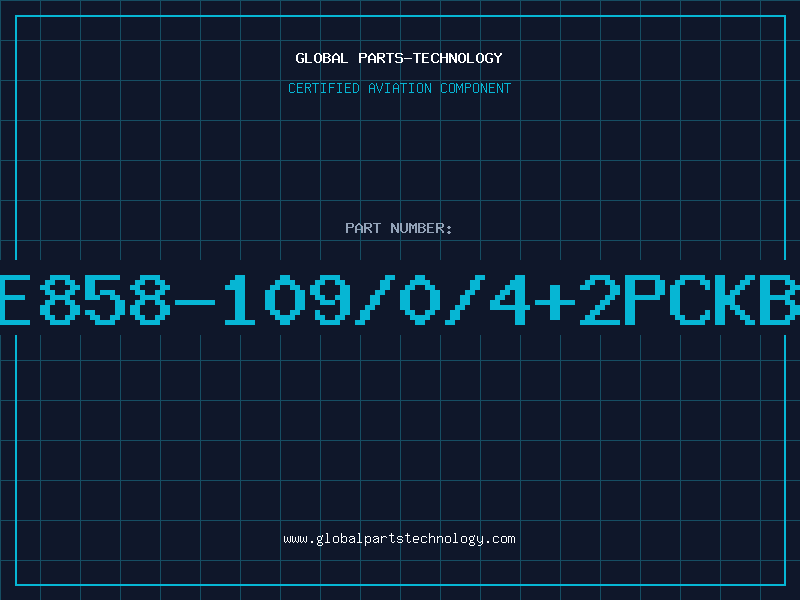 Aviation Part E858-109/0/4+2PCKB