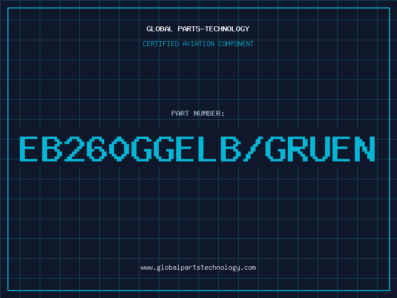 Aviation Part EB260GGELB/GRUEN