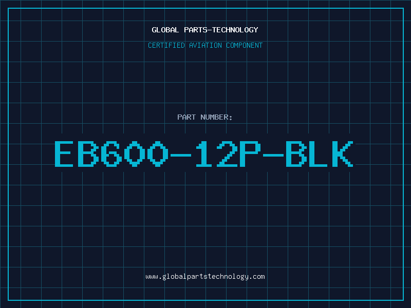 Aviation Part EB600-12P-BLK