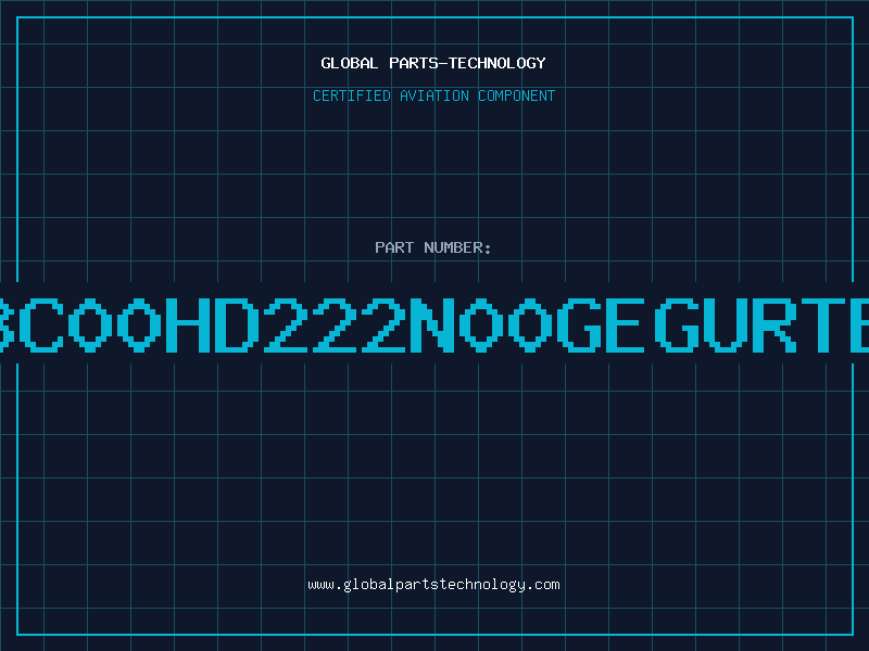 Aviation Part EBC00HD222N00gegurtet