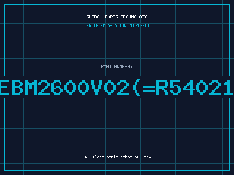 Aviation Part EBM2600V02R54021
