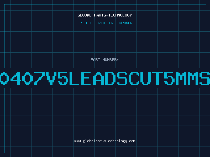 Aviation Part EC/B610M0407V5LEADSCUT5MMSLEEVEBLA