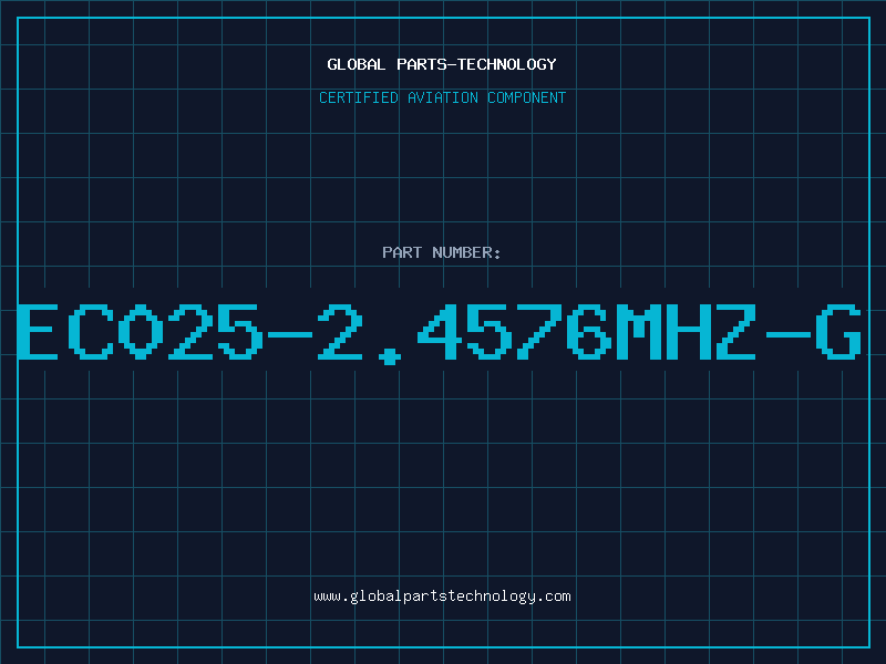 Aviation Part EC025-2.4576MHZ-G