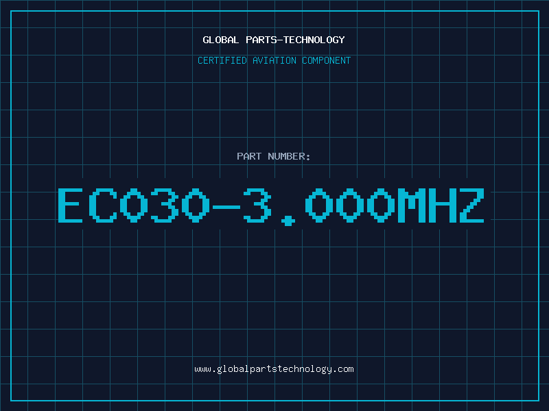 Aviation Part EC030-3.000MHZ