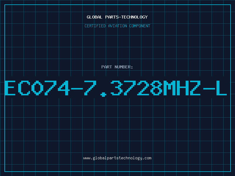 Aviation Part EC074-7.3728MHZ-L