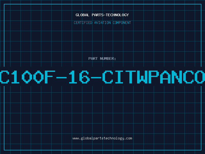 Aviation Part EC100F-16-CITWPANCON