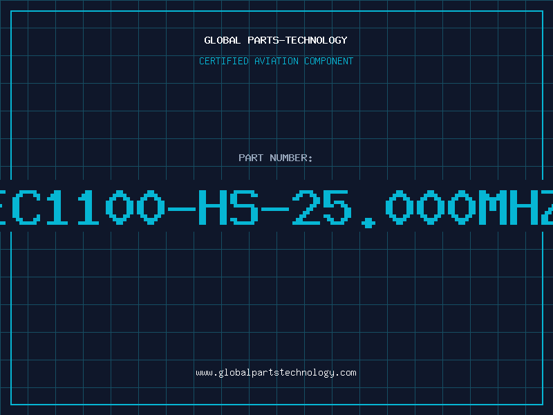 Aviation Part EC1100-HS-25.000MHZ