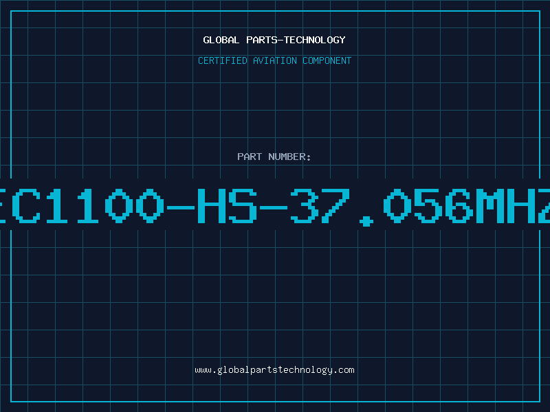 Aviation Part EC1100-HS-37.056MHZ