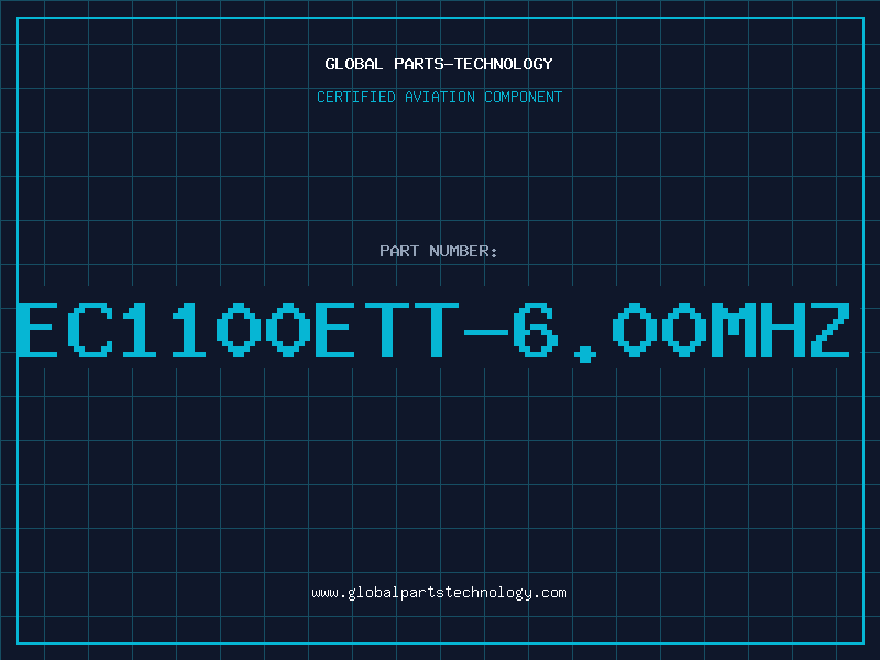 Aviation Part EC1100ETT-6.00MHZ