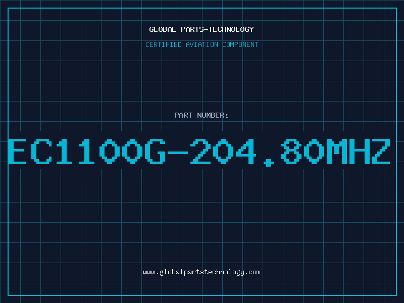 Aviation Part EC1100G-204.80MHZ