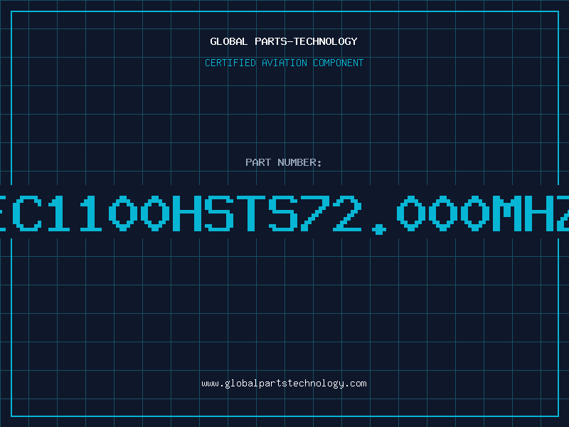 Aviation Part EC1100HSTS72.000MHZ