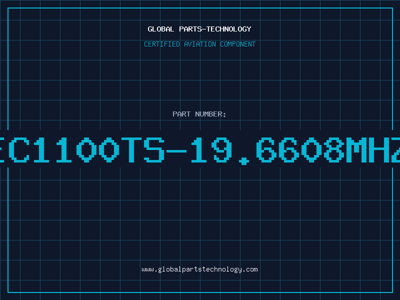Aviation Part EC1100TS-19.6608MHZ