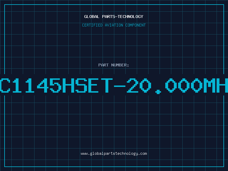 Aviation Part EC1145HSET-20.000MHZ