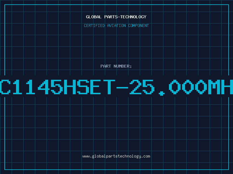 Aviation Part EC1145HSET-25.000MHZ