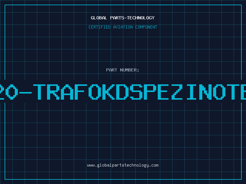 Aviation Part EF20-TrafoKDSPEZInotech