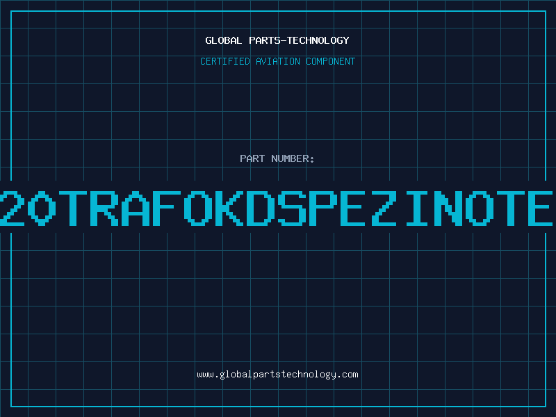 Aviation Part EF20TrafoKDSPEZInotech