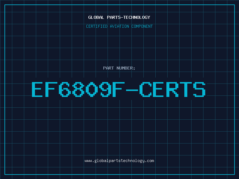 Aviation Part EF6809F-CERTS