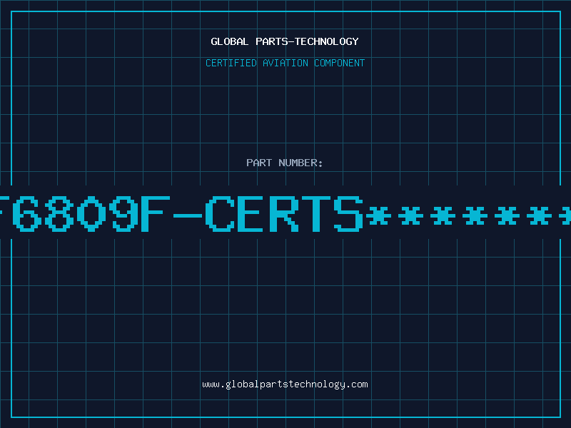 Aviation Part EF6809F-CERTS*******6