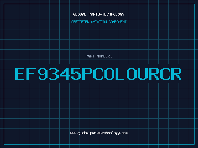 Aviation Part EF9345PCOLOURCR