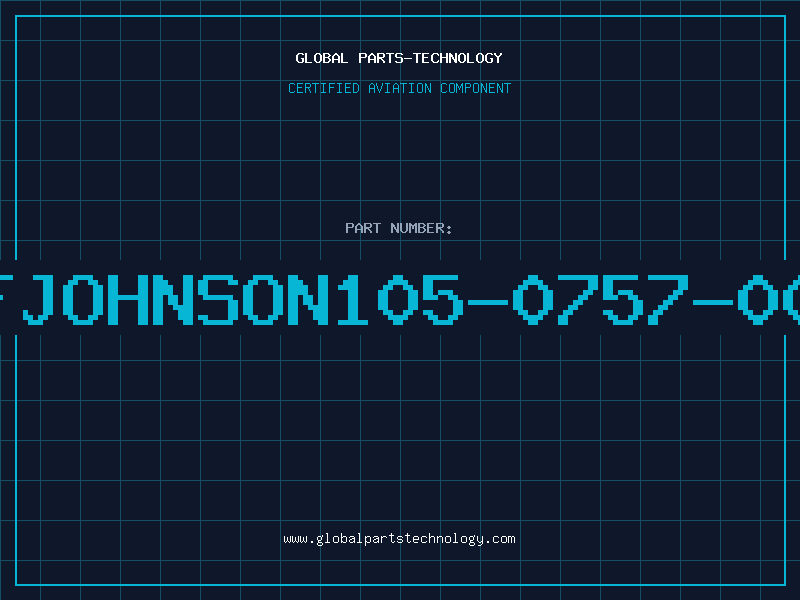 Aviation Part EFJOHNSON105-0757-001