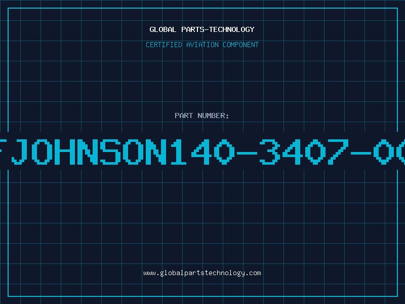 Aviation Part EFJOHNSON140-3407-006
