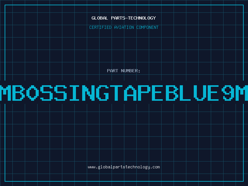 Aviation Part EMB0SSINGTAPEBLUE9MM