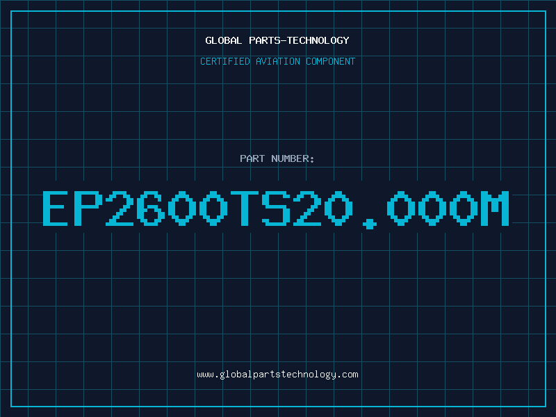Aviation Part EP2600TS20.000M