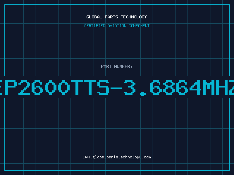 Aviation Part EP2600TTS-3.6864MHZ