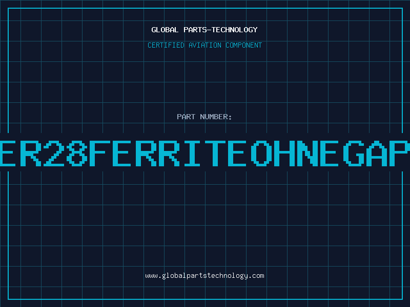 Aviation Part ER28FerriteohneGap