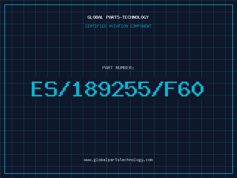 Aviation Part ES/189255/F60