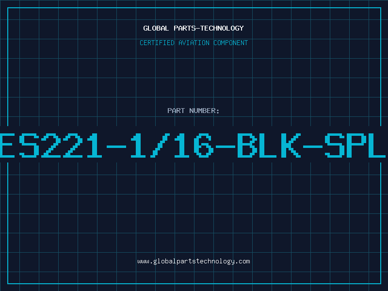 Aviation Part ES221-1/16-BLK-SPL