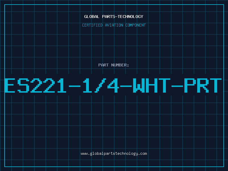Aviation Part ES221-1/4-WHT-PRT