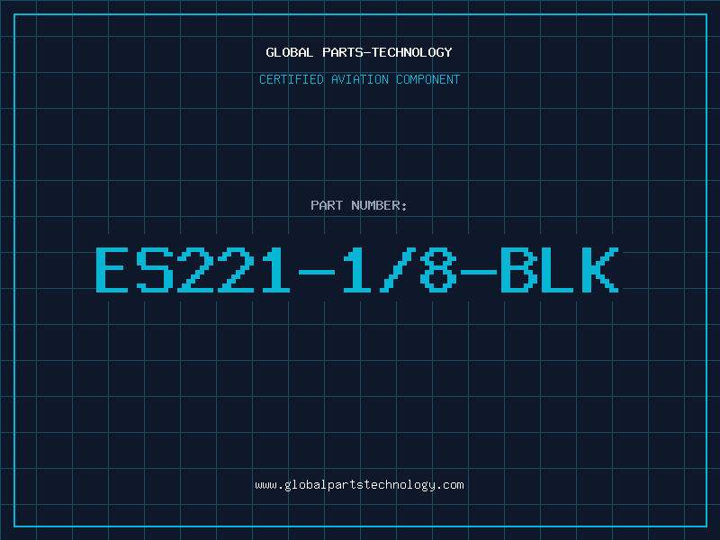 Aviation Part ES221-1/8-BLK