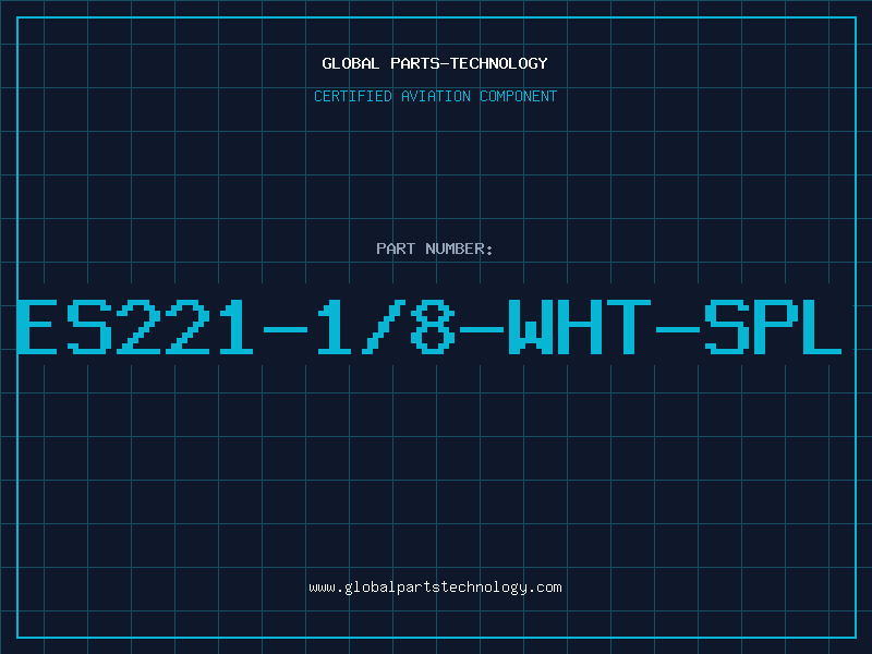 Aviation Part ES221-1/8-WHT-SPL