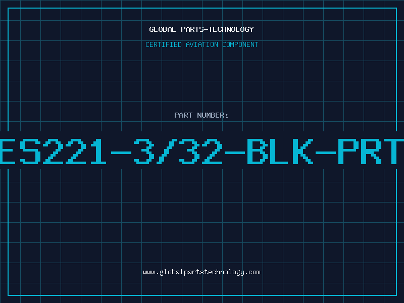 Aviation Part ES221-3/32-BLK-PRT