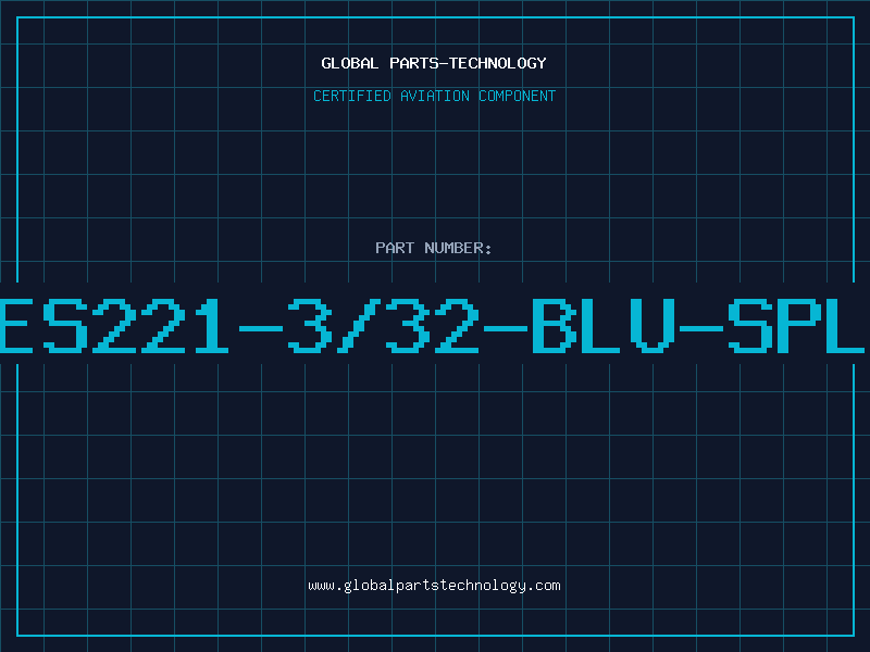 Aviation Part ES221-3/32-BLU-SPL