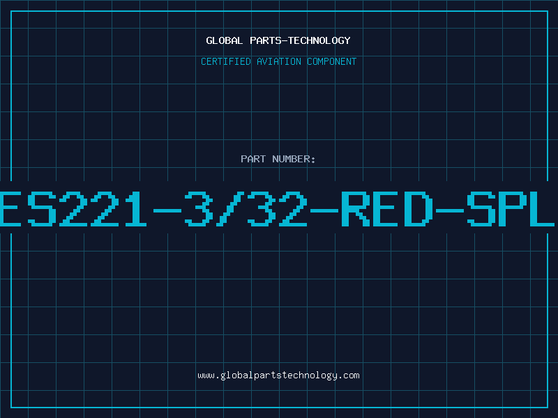 Aviation Part ES221-3/32-RED-SPL