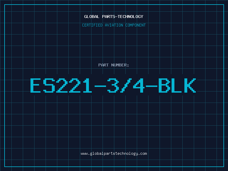Aviation Part ES221-3/4-BLK