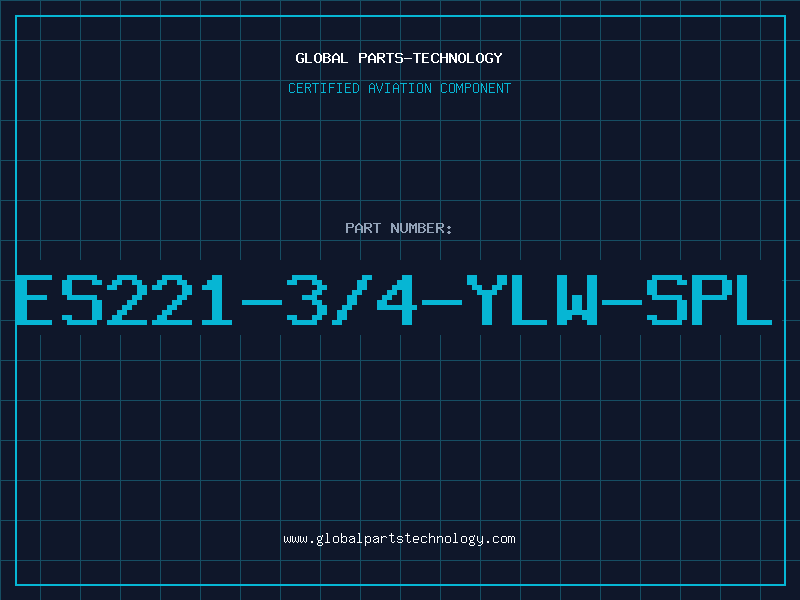 Aviation Part ES221-3/4-YLW-SPL