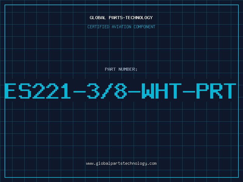 Aviation Part ES221-3/8-WHT-PRT