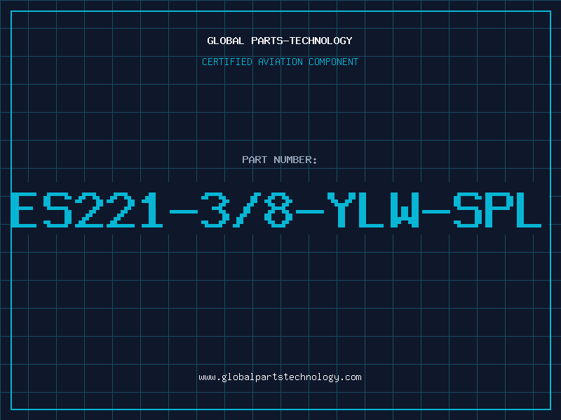 Aviation Part ES221-3/8-YLW-SPL