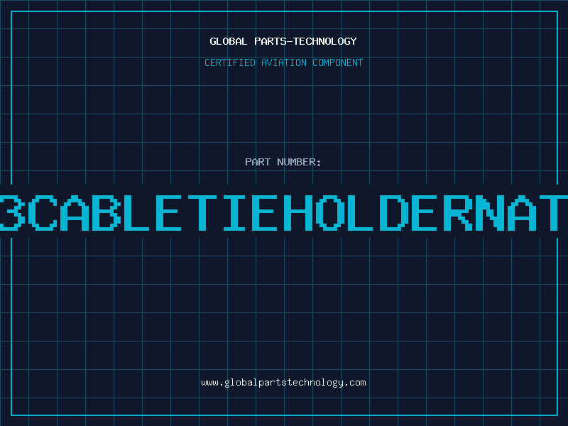 Aviation Part F-3CABLETIEHOLDERNATUR